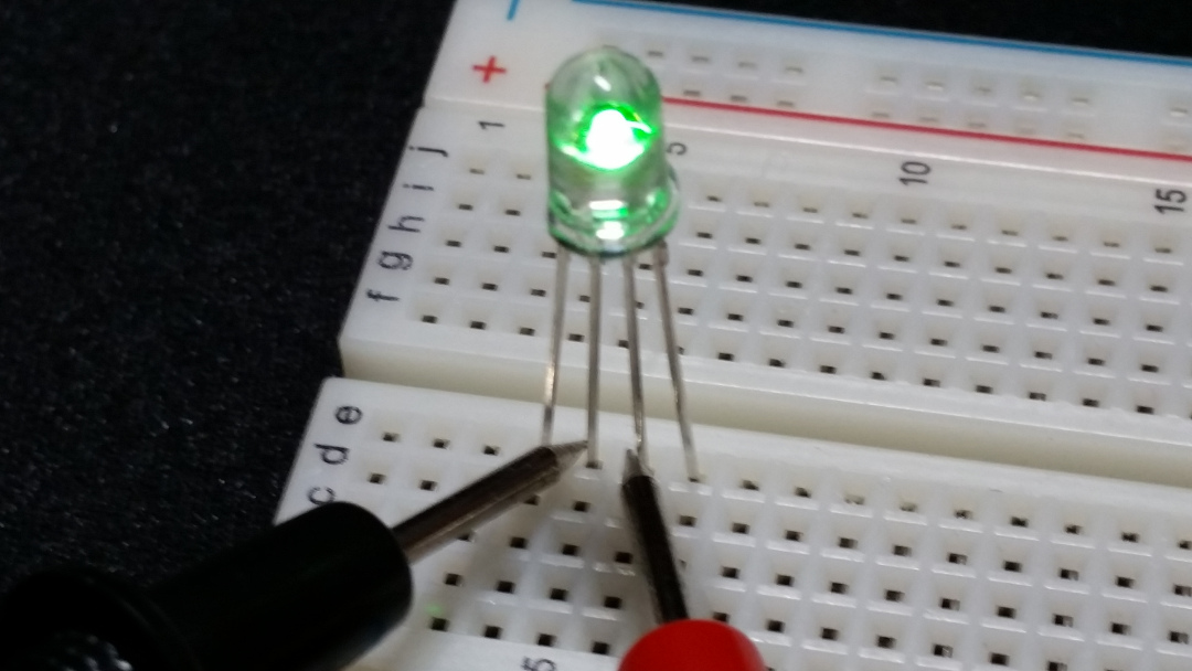 The third lead is for green